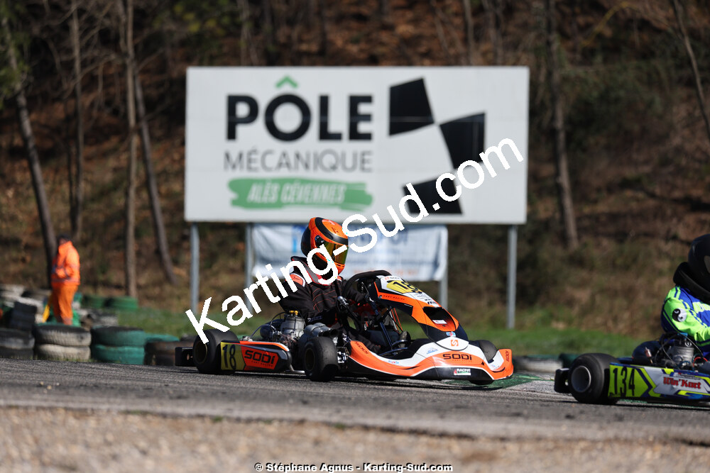 1 & 2/03/2025 : 1ère manche du Championnat du Sud au Pôle Mécanique Karting d’Alès (photos Stéphane Agnus) 2025 — karting