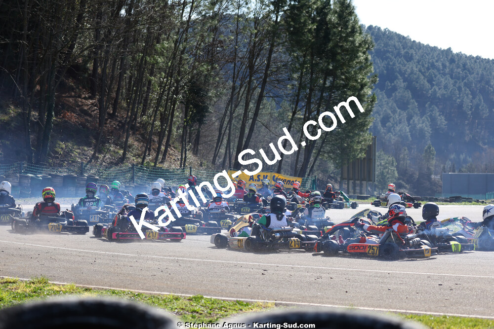 1 & 2/03/2025 : 1ère manche du Championnat du Sud au Pôle Mécanique Karting d’Alès (photos Stéphane Agnus) 2025 — karting