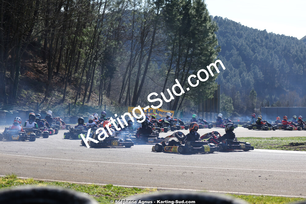 1 & 2/03/2025 : 1ère manche du Championnat du Sud au Pôle Mécanique Karting d’Alès (photos Stéphane Agnus) 2025 — karting