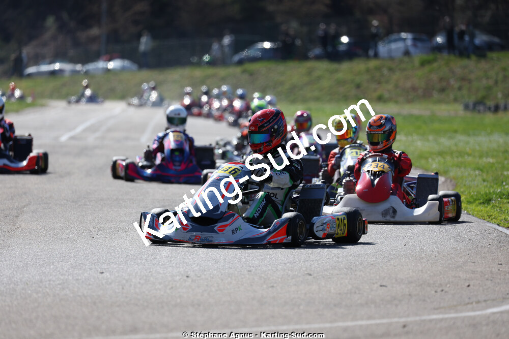 1 & 2/03/2025 : 1ère manche du Championnat du Sud au Pôle Mécanique Karting d’Alès (photos Stéphane Agnus) 2025 — karting