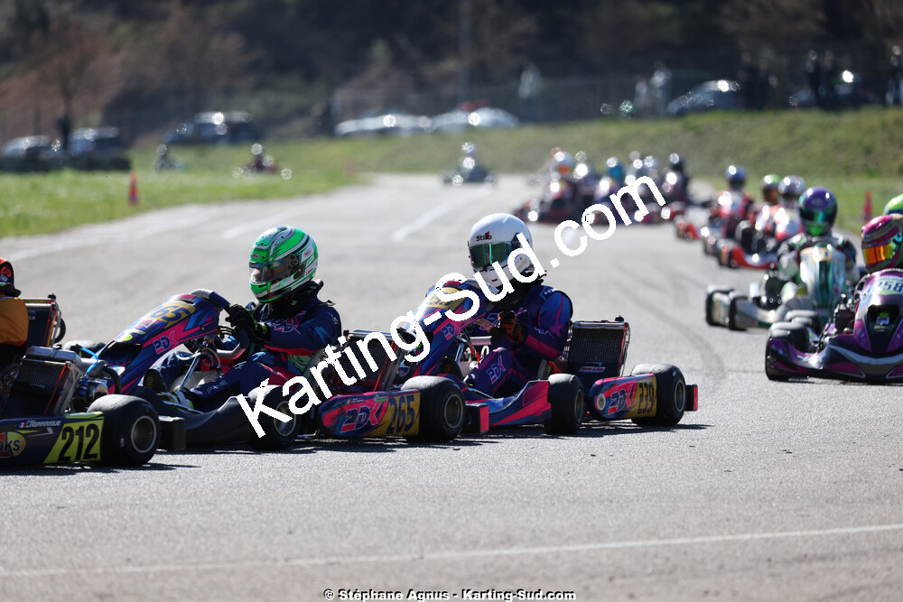 1 & 2/03/2025 : 1ère manche du Championnat du Sud au Pôle Mécanique Karting d’Alès (photos Stéphane Agnus) 2025 — karting
