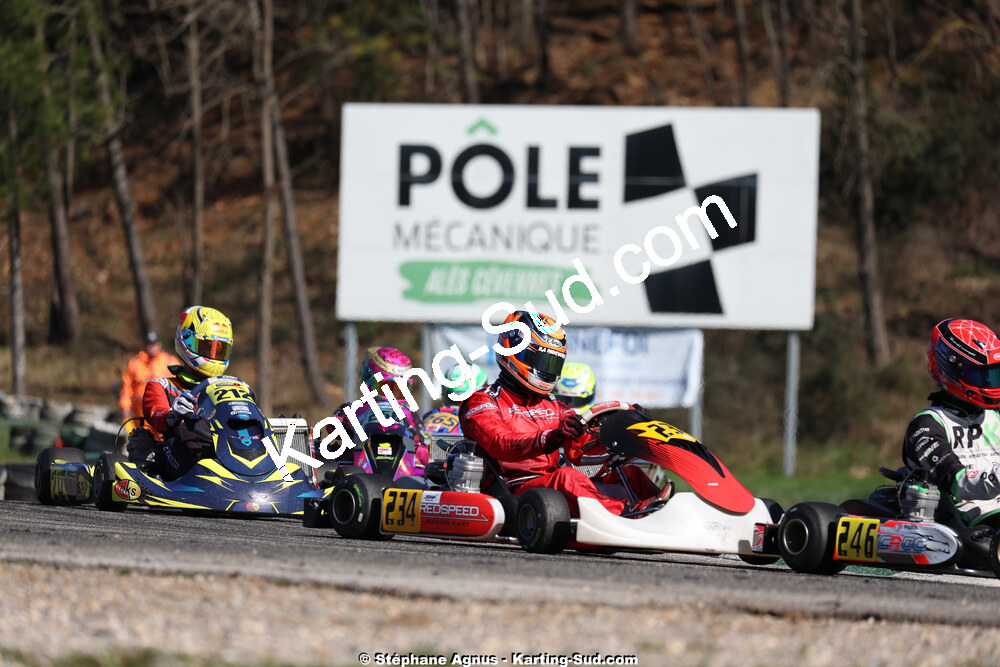 1 & 2/03/2025 : 1ère manche du Championnat du Sud au Pôle Mécanique Karting d’Alès (photos Stéphane Agnus) 2025 — karting