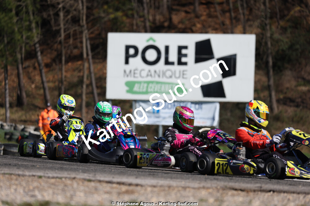 1 & 2/03/2025 : 1ère manche du Championnat du Sud au Pôle Mécanique Karting d’Alès (photos Stéphane Agnus) 2025 — karting