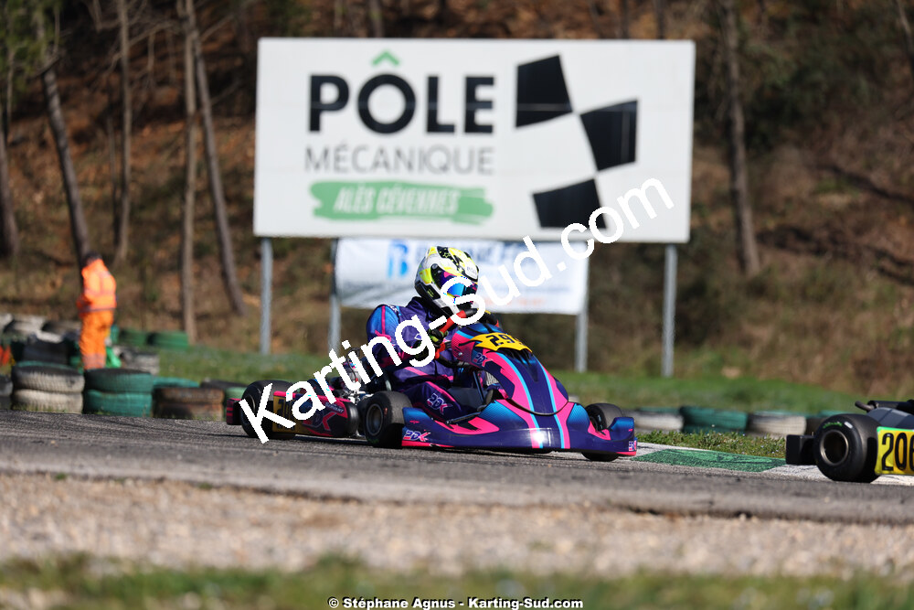 1 & 2/03/2025 : 1ère manche du Championnat du Sud au Pôle Mécanique Karting d’Alès (photos Stéphane Agnus) 2025 — karting