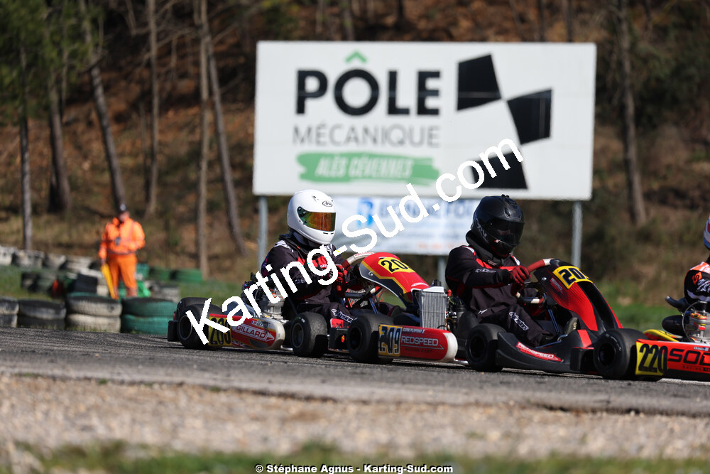 1 & 2/03/2025 : 1ère manche du Championnat du Sud au Pôle Mécanique Karting d’Alès (photos Stéphane Agnus) 2025 — karting
