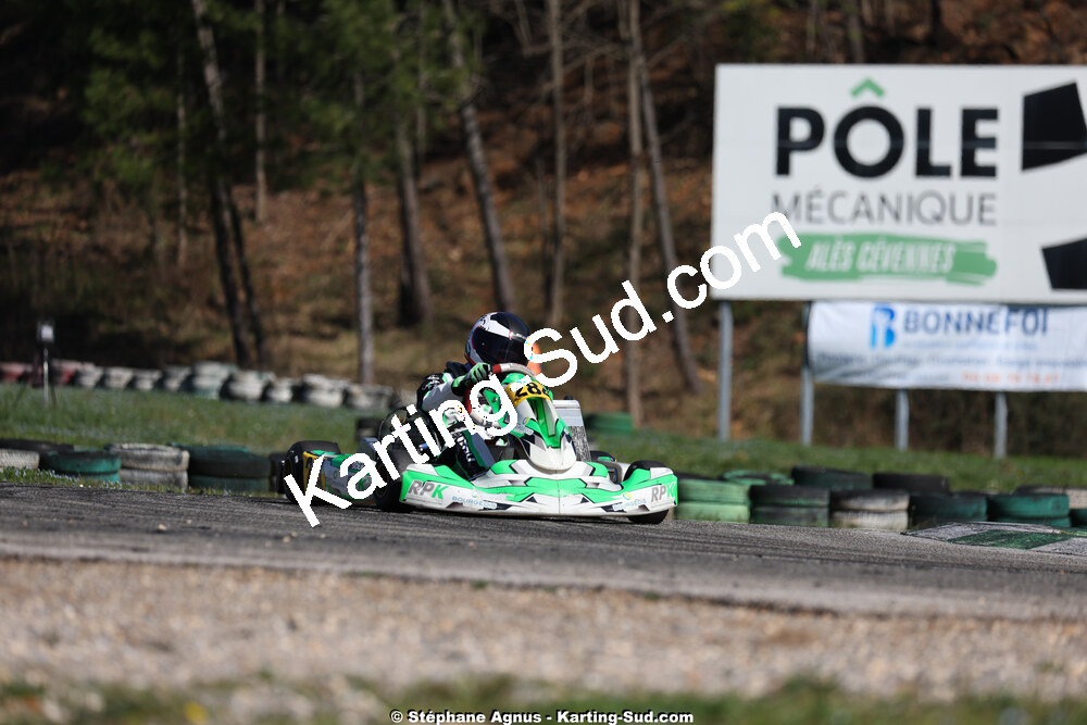 1 & 2/03/2025 : 1ère manche du Championnat du Sud au Pôle Mécanique Karting d’Alès (photos Stéphane Agnus) 2025 — karting
