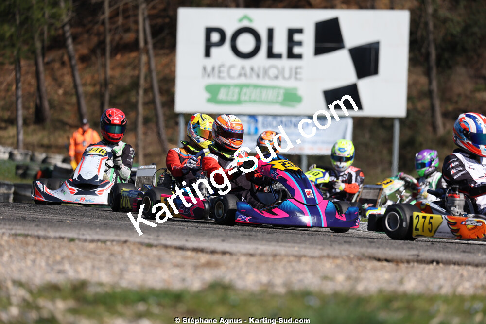 1 & 2/03/2025 : 1ère manche du Championnat du Sud au Pôle Mécanique Karting d’Alès (photos Stéphane Agnus) 2025 — karting