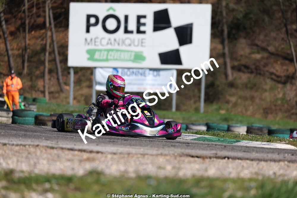 1 & 2/03/2025 : 1ère manche du Championnat du Sud au Pôle Mécanique Karting d’Alès (photos Stéphane Agnus) 2025 — karting