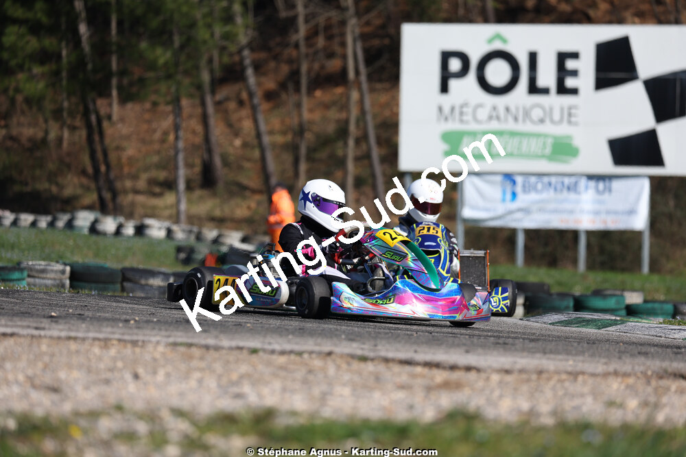 1 & 2/03/2025 : 1ère manche du Championnat du Sud au Pôle Mécanique Karting d’Alès (photos Stéphane Agnus) 2025 — karting