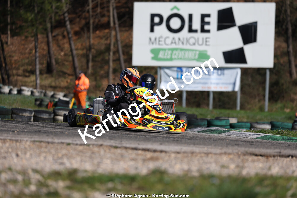 1 & 2/03/2025 : 1ère manche du Championnat du Sud au Pôle Mécanique Karting d’Alès (photos Stéphane Agnus) 2025 — karting