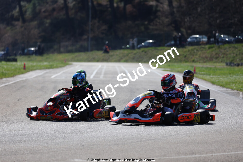 1 & 2/03/2025 : 1ère manche du Championnat du Sud au Pôle Mécanique Karting d’Alès (photos Stéphane Agnus) 2025 — karting