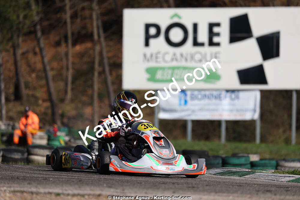 1 & 2/03/2025 : 1ère manche du Championnat du Sud au Pôle Mécanique Karting d’Alès (photos Stéphane Agnus) 2025 — karting