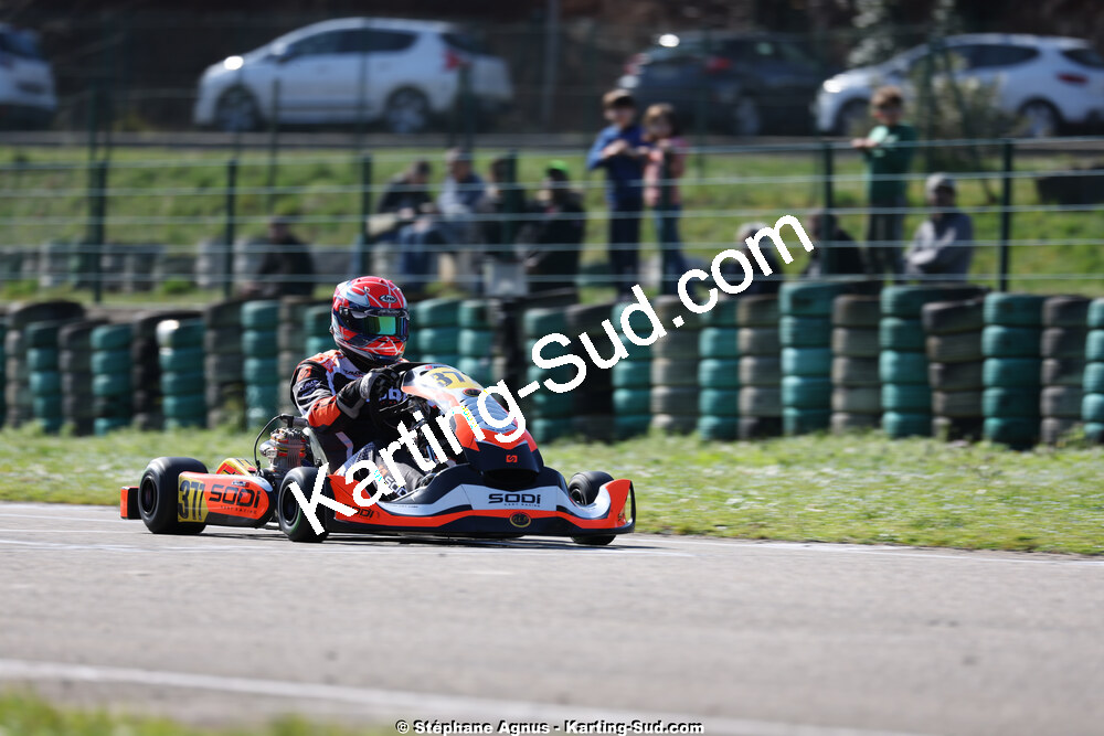 1 & 2/03/2025 : 1ère manche du Championnat du Sud au Pôle Mécanique Karting d’Alès (photos Stéphane Agnus) 2025 — karting