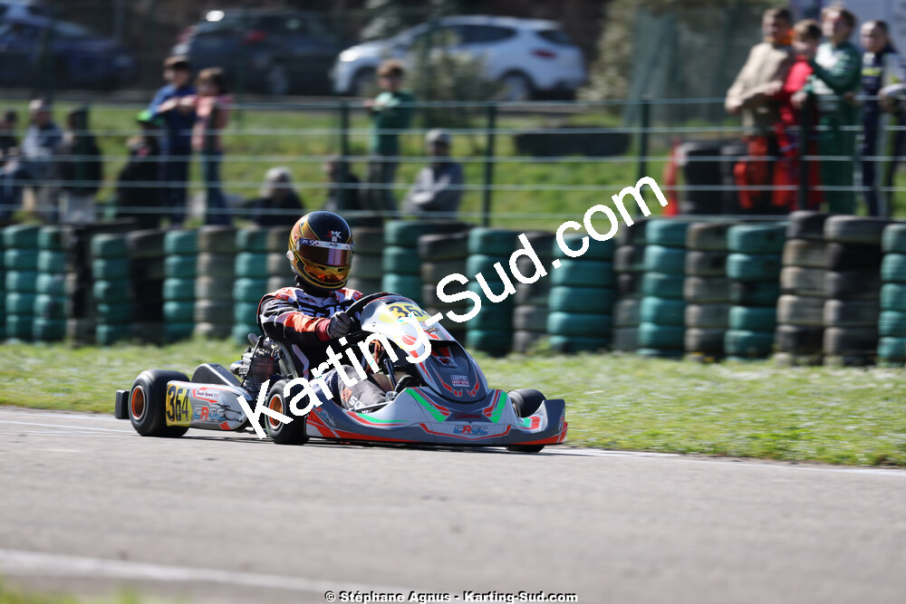 1 & 2/03/2025 : 1ère manche du Championnat du Sud au Pôle Mécanique Karting d’Alès (photos Stéphane Agnus) 2025 — karting