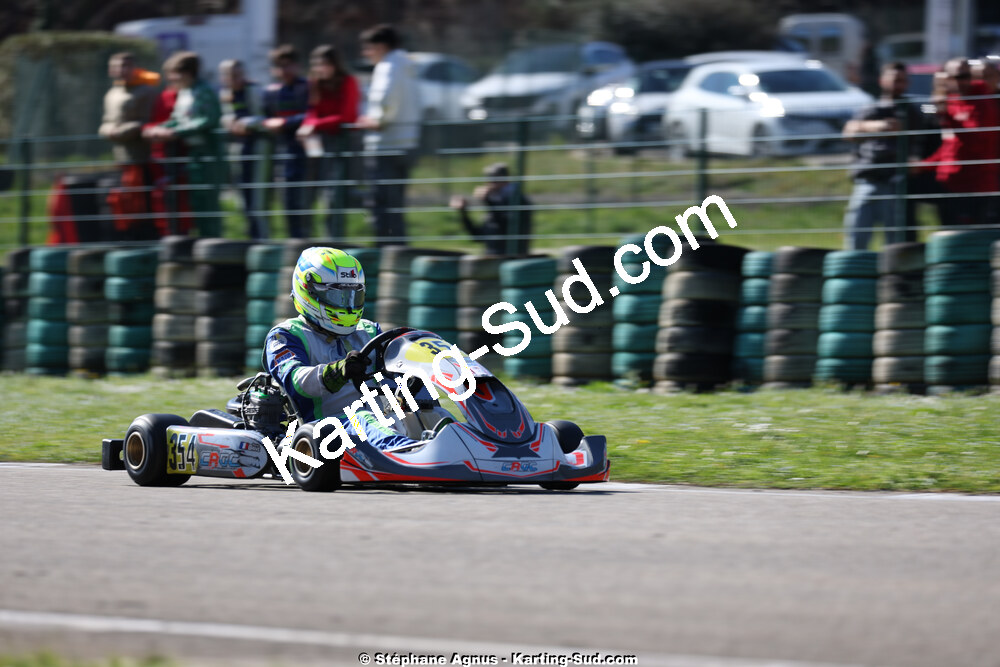 1 & 2/03/2025 : 1ère manche du Championnat du Sud au Pôle Mécanique Karting d’Alès (photos Stéphane Agnus) 2025 — karting