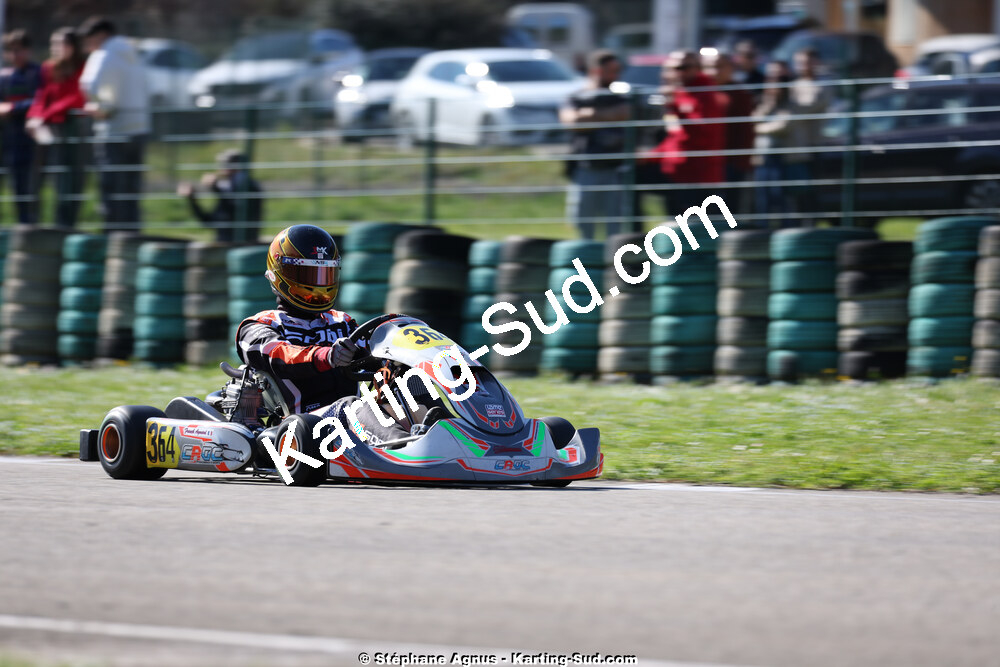 1 & 2/03/2025 : 1ère manche du Championnat du Sud au Pôle Mécanique Karting d’Alès (photos Stéphane Agnus) 2025 — karting