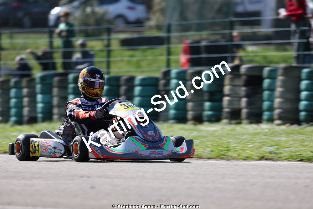 1 & 2/03/2025 : 1ère manche du Championnat du Sud au Pôle Mécanique Karting d’Alès (photos Stéphane Agnus) 2025 — karting