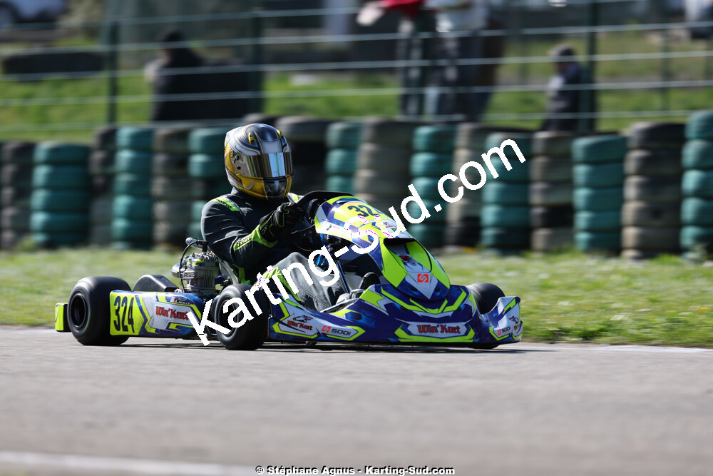 1 & 2/03/2025 : 1ère manche du Championnat du Sud au Pôle Mécanique Karting d’Alès (photos Stéphane Agnus) 2025 — karting