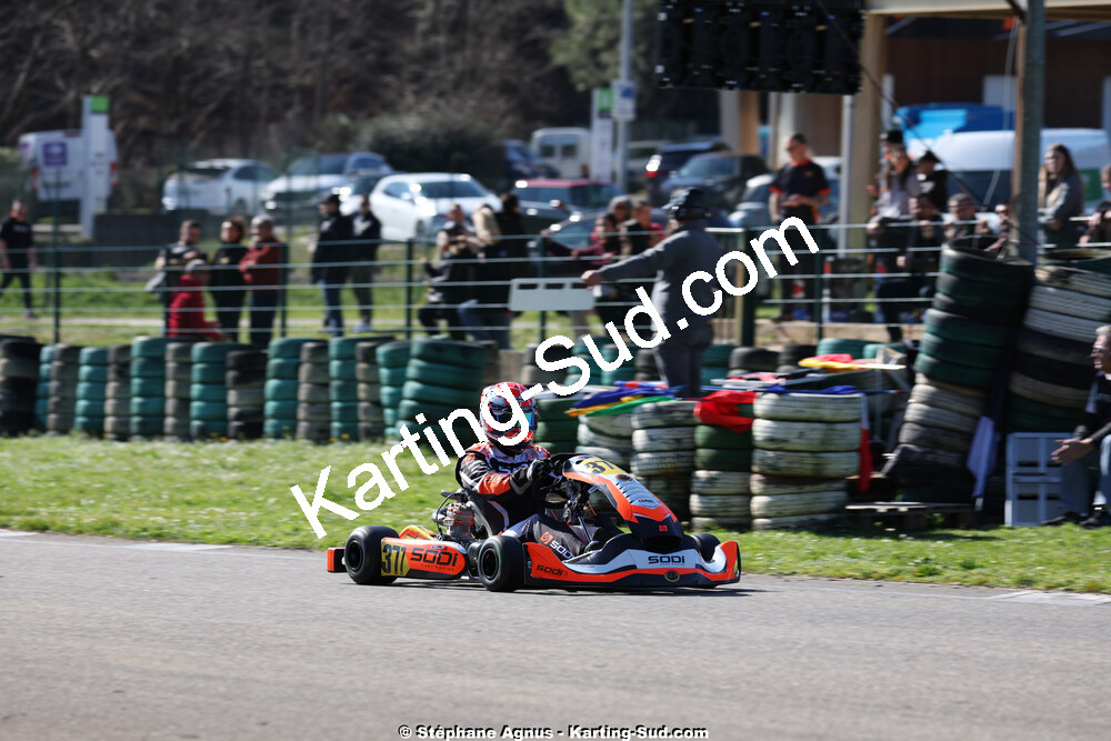 1 & 2/03/2025 : 1ère manche du Championnat du Sud au Pôle Mécanique Karting d’Alès (photos Stéphane Agnus) 2025 — karting