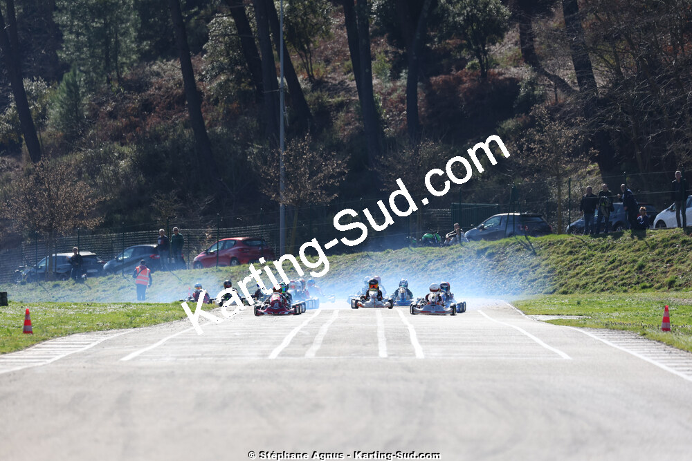 1 & 2/03/2025 : 1ère manche du Championnat du Sud au Pôle Mécanique Karting d’Alès (photos Stéphane Agnus) 2025 — karting