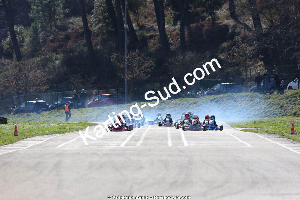 1 & 2/03/2025 : 1ère manche du Championnat du Sud au Pôle Mécanique Karting d’Alès (photos Stéphane Agnus) 2025 — karting