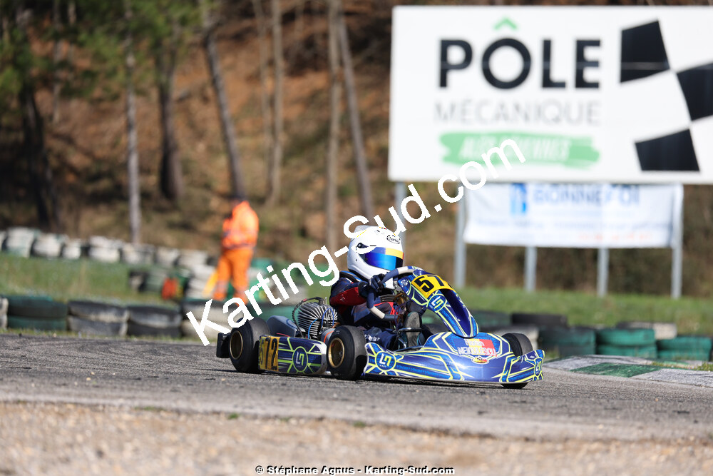 1 & 2/03/2025 : 1ère manche du Championnat du Sud au Pôle Mécanique Karting d’Alès (photos Stéphane Agnus) 2025 — karting
