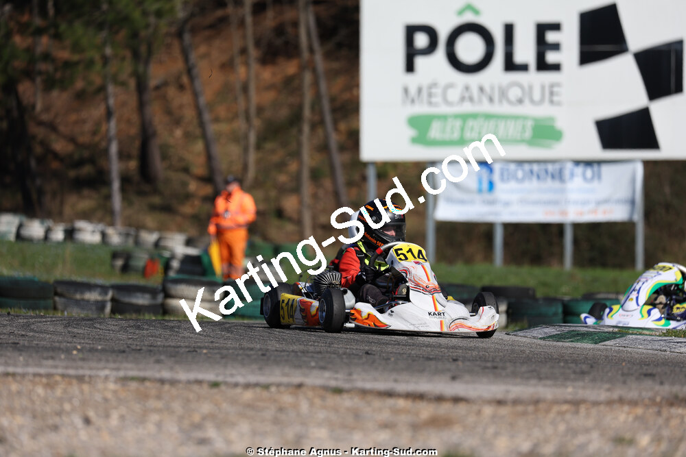 1 & 2/03/2025 : 1ère manche du Championnat du Sud au Pôle Mécanique Karting d’Alès (photos Stéphane Agnus) 2025 — karting