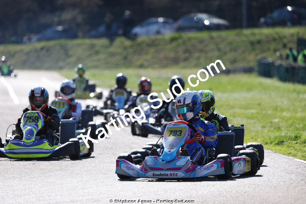1 & 2/03/2025 : 1ère manche du Championnat du Sud au Pôle Mécanique Karting d’Alès (photos Stéphane Agnus) 2025 — karting