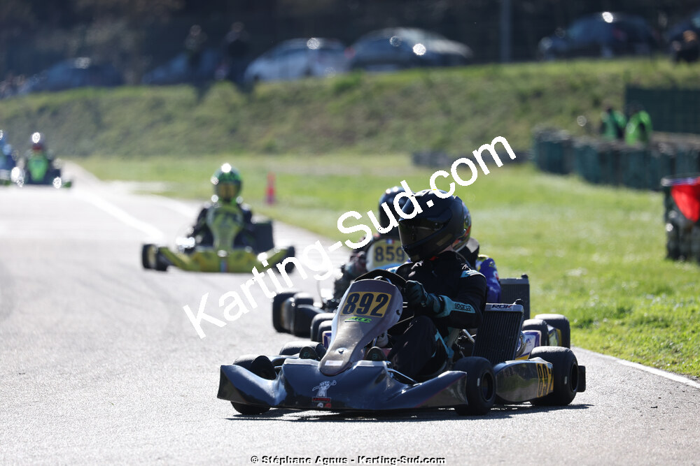 1 & 2/03/2025 : 1ère manche du Championnat du Sud au Pôle Mécanique Karting d’Alès (photos Stéphane Agnus) 2025 — karting