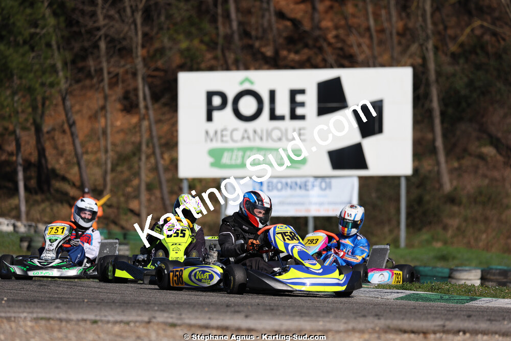 1 & 2/03/2025 : 1ère manche du Championnat du Sud au Pôle Mécanique Karting d’Alès (photos Stéphane Agnus) 2025 — karting