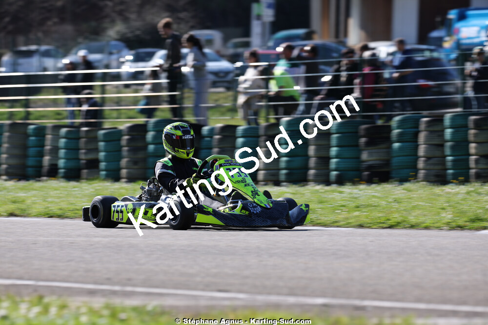 1 & 2/03/2025 : 1ère manche du Championnat du Sud au Pôle Mécanique Karting d’Alès (photos Stéphane Agnus) 2025 — karting
