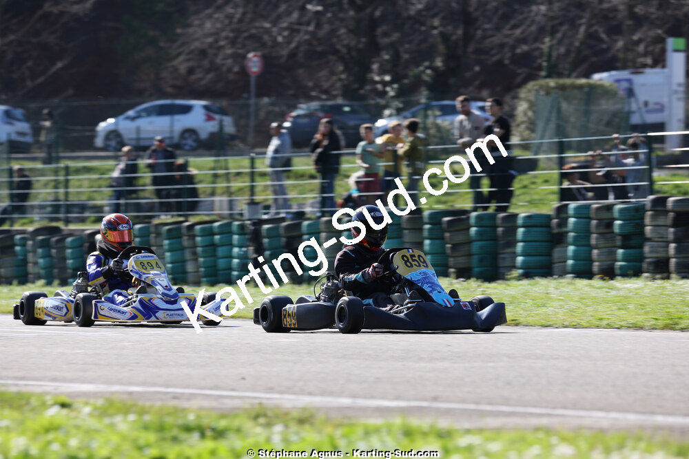 1 & 2/03/2025 : 1ère manche du Championnat du Sud au Pôle Mécanique Karting d’Alès (photos Stéphane Agnus) 2025 — karting
