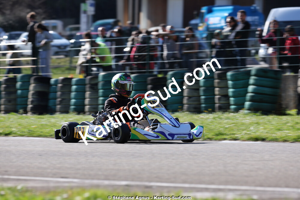 1 & 2/03/2025 : 1ère manche du Championnat du Sud au Pôle Mécanique Karting d’Alès (photos Stéphane Agnus) 2025 — karting