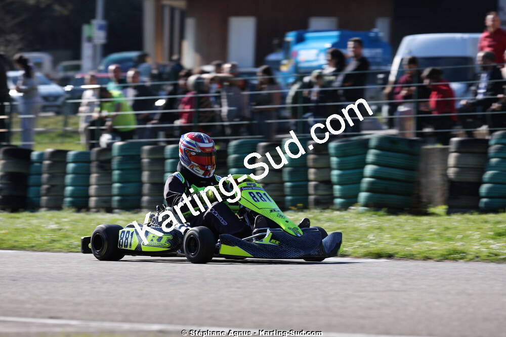 1 & 2/03/2025 : 1ère manche du Championnat du Sud au Pôle Mécanique Karting d’Alès (photos Stéphane Agnus) 2025 — karting