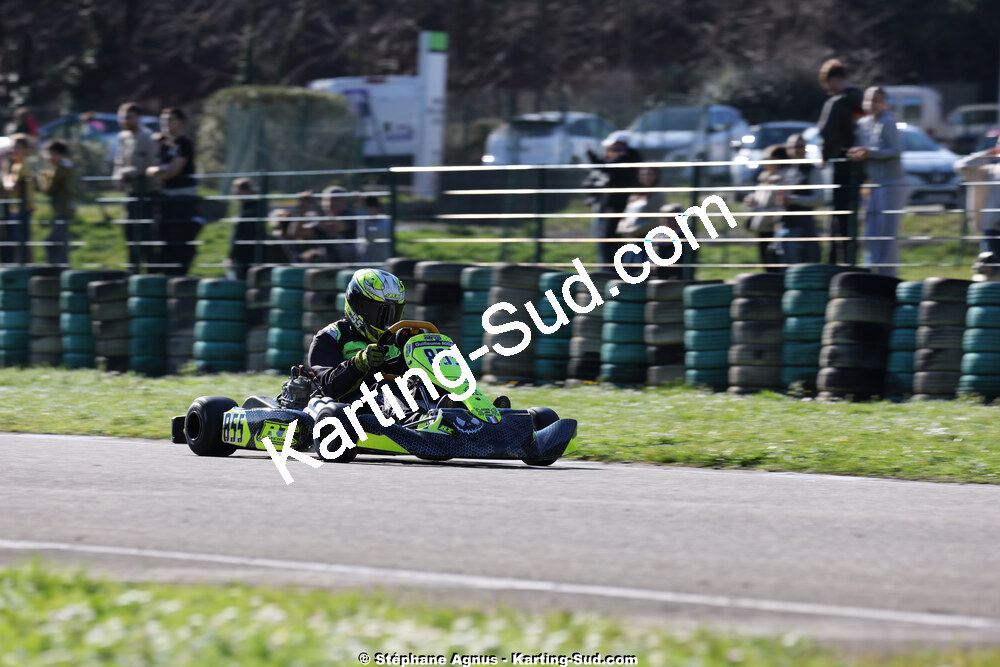 1 & 2/03/2025 : 1ère manche du Championnat du Sud au Pôle Mécanique Karting d’Alès (photos Stéphane Agnus) 2025 — karting