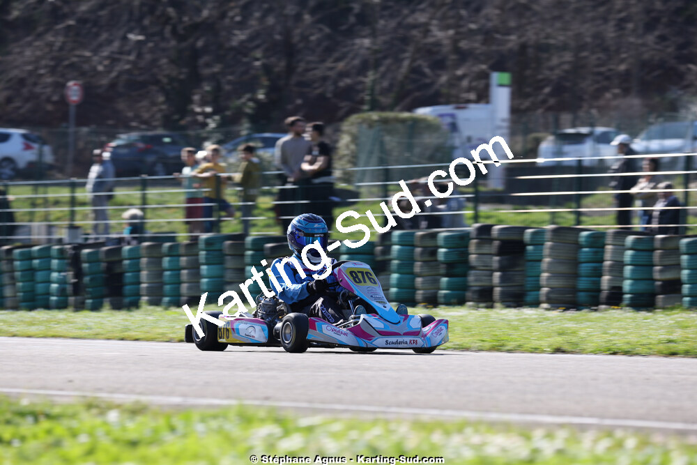 1 & 2/03/2025 : 1ère manche du Championnat du Sud au Pôle Mécanique Karting d’Alès (photos Stéphane Agnus) 2025 — karting