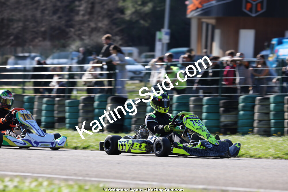1 & 2/03/2025 : 1ère manche du Championnat du Sud au Pôle Mécanique Karting d’Alès (photos Stéphane Agnus) 2025 — karting