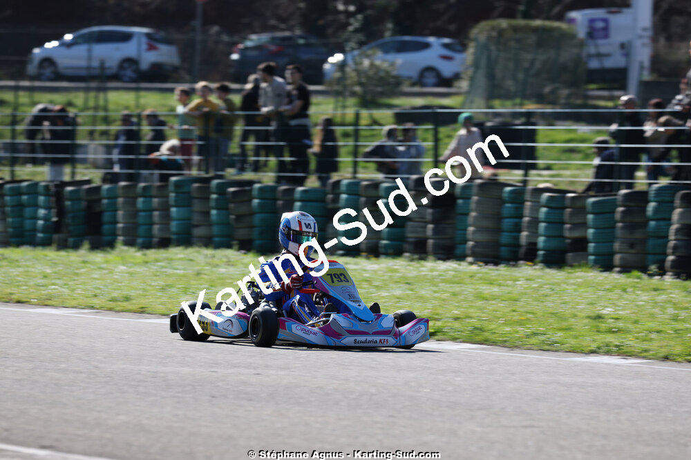 1 & 2/03/2025 : 1ère manche du Championnat du Sud au Pôle Mécanique Karting d’Alès (photos Stéphane Agnus) 2025 — karting