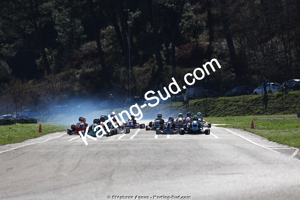 1 & 2/03/2025 : 1ère manche du Championnat du Sud au Pôle Mécanique Karting d’Alès (photos Stéphane Agnus) 2025 — karting