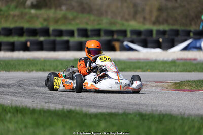 29 & 30/03/2025 : 2ème manche du Championnat du Sud au circuit d’Aigues-Vives (photos Stéphane Agnus) 2025 — karting