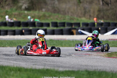 29 & 30/03/2025 : 2ème manche du Championnat du Sud au circuit d’Aigues-Vives (photos Stéphane Agnus) 2025 — karting