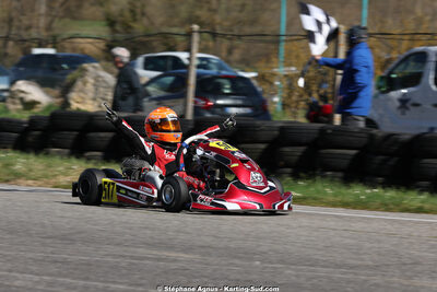 29 & 30/03/2025 : 2ème manche du Championnat du Sud au circuit d’Aigues-Vives (photos Stéphane Agnus) 2025 — karting