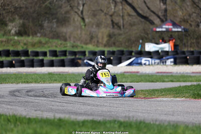 29 & 30/03/2025 : 2ème manche du Championnat du Sud au circuit d’Aigues-Vives (photos Stéphane Agnus) 2025 — karting