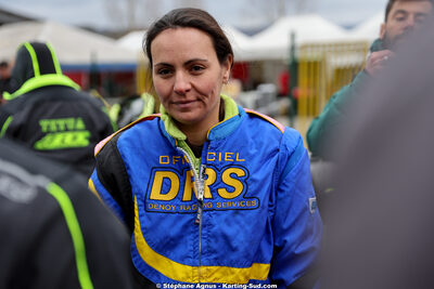 Leslie MARIE — 29 & 30/03/2025 : 2ème manche du Championnat du Sud au circuit d’Aigues-Vives (photos Stéphane Agnus) 2025 — karting