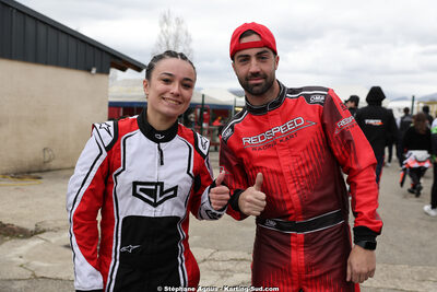 Marine APOUX, Tanguy MUNOZ — 29 & 30/03/2025 : 2ème manche du Championnat du Sud au circuit d’Aigues-Vives (photos Stéphane Agnus) 2025 — karting