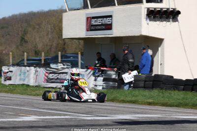 29 & 30/03/2025 : 2ème manche du Championnat du Sud au circuit d’Aigues-Vives (photos Stéphane Agnus) 2025 — karting