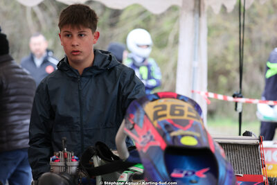 Julien SAINT-ARROMAN — 29 & 30/03/2025 : 2ème manche du Championnat du Sud au circuit d’Aigues-Vives (photos Stéphane Agnus) 2025 — karting