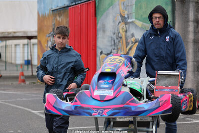 Gérard SAINT-ARROMAN, Julien SAINT-ARROMAN — 29 & 30/03/2025 : 2ème manche du Championnat du Sud au circuit d’Aigues-Vives (photos Stéphane Agnus) 2025 — karting