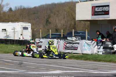29 & 30/03/2025 : 2ème manche du Championnat du Sud au circuit d’Aigues-Vives (photos Stéphane Agnus) 2025 — karting