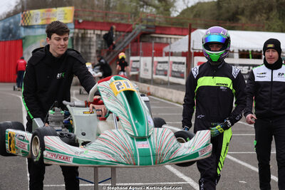 Thibault RINAUDO, Tom HENRIOT — 29 & 30/03/2025 : 2ème manche du Championnat du Sud au circuit d’Aigues-Vives (photos Stéphane Agnus) 2025 — karting